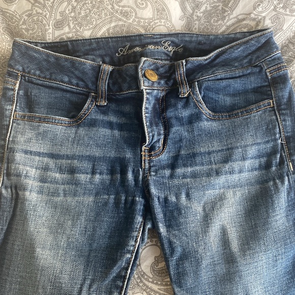 American eagle low rise skinny’s 4 long - Picture 2 of 5